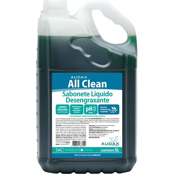 ALL CLEAN SABONETE DESENGRAXANTE AudaxCo 5L